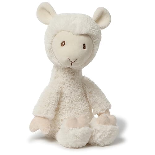 Image of GUND Baby, Lil’ Luvs Collection Liam Llama Plush Stuffed Animal, Cream and White, 12”