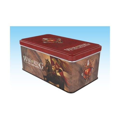 Image of Ares Games War of the Ring The Card Game Shadow Card Box and Sleeves (Red Bannerman Version)