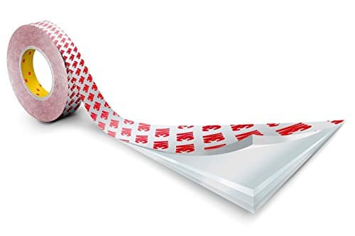 Image of 3M 9088-200 High Performance Double Coated Tape, 50 mm x 50 m, White, Pack of 5
