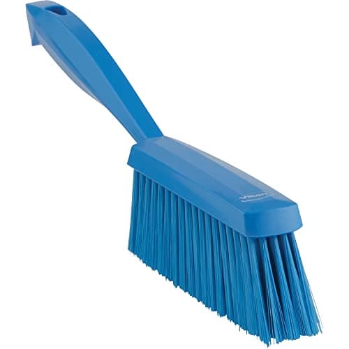 Image of Vikan 45873 Dustpan Brush, Polypropylene, Polyester Soft Bristle, 14", Blue