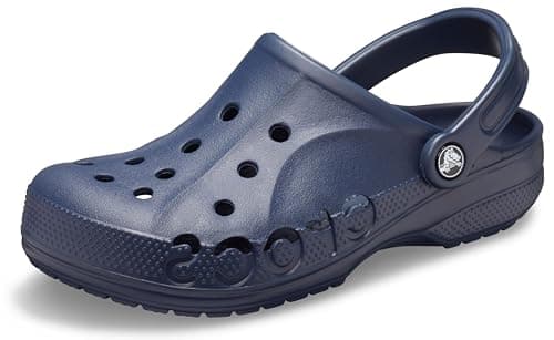 Image of Crocs Unisex Baya Clogs, Navy,5 UK Men/ 6 UK Women
