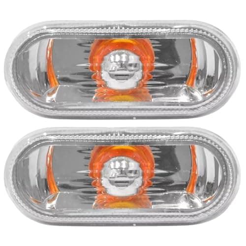 Image of Easy Link 2 x Side Turn Signal Indicators Compatible with VW Golf Polo Passat Amarok Caddy T5 Sharan Lupo Bora Up Seat Ibiza Leon Toledo Alhambra 2K0949117 7H0949117 7E0949117