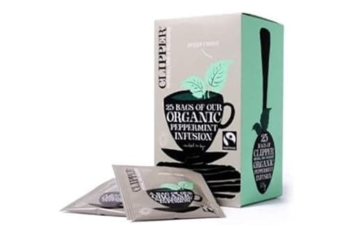 Image of Clipper Clip Peppermint Enveloped (25Bags) Envelope String & Tagged Fairtrade Gluten Free Organic Vegan