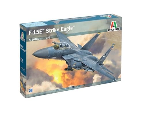 Image of Italeri 90166 F-15E Strike Eagle 1:72 Scale Plastic Model Kit/Model Assembly