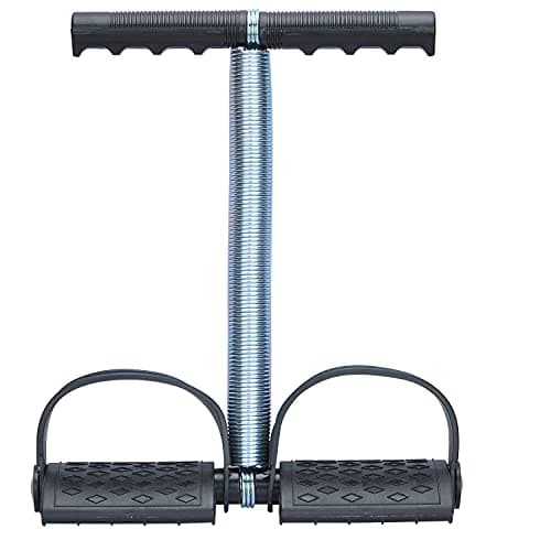 Image of COVVY Upgrade Elastic Sit Up Pull Rope Spring Tension Foot Pedal Waist Arm Abdomen Leg Exerciser Tummy Trimmer Equipment Body Building Tummy Stretching Slimming Training for Home Gym Fitness