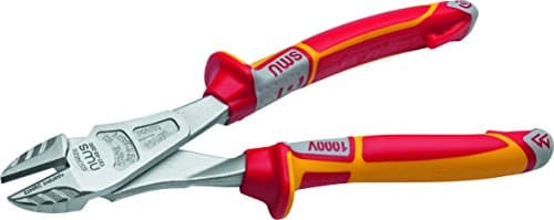 Image of Nws 137-49-VDE-150-SB N137-49-VDE-150-SB Number 137-49 VDE Heavy Duty Side Cutter, Silver/Red, 150 mm