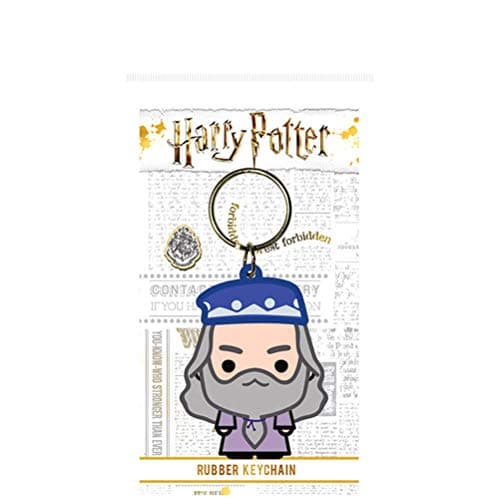 Image of Harry Potter (Dumbledore Chibi) Rubber Keychain