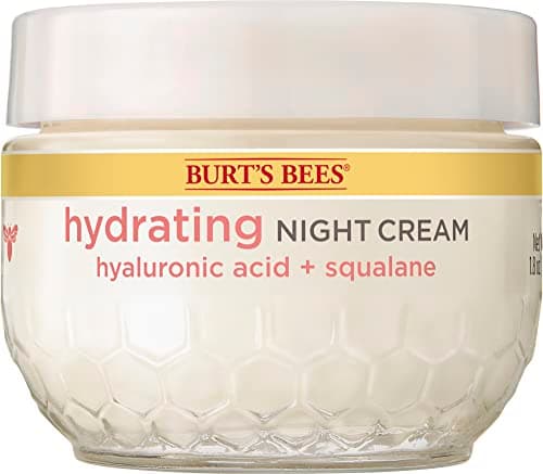 Image of Burts Bees Truly Glowing Night Cream for Unisex 1.8 oz Cream, White
