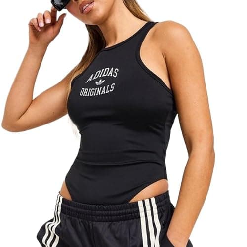 Image of adidas Black Bodysuit Women Bodysuit, Black, M