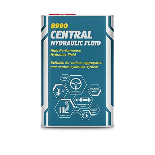 Image of MANNOL 1 Litre Metal Central Hydraulic Fluid 8990 Highly Effective Multi Purpose Synthetic Based