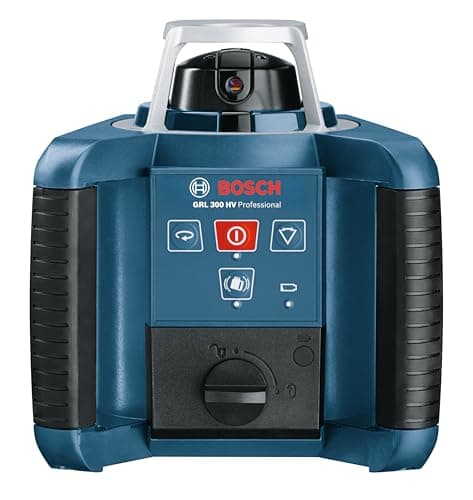 Image of Bosch Professional Rotation Laser Level GRL 300 HV (red beam, laser receiver LR 1, Working Range: up to 300m (diameter), in carrying case)