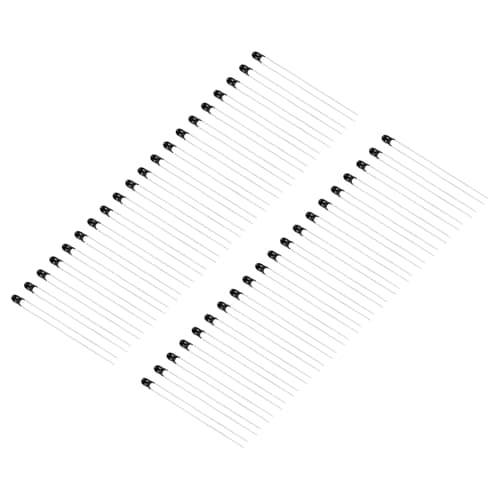 Image of PATIKIL NTC Thermistors Resistors, 60Pcs 3K Ohm 3950 5% Accuracy High Sensitivity Current Limiter Temperature Sensor for Measuring Temperature Black
