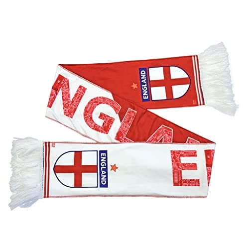 Image of England National Team Supporter Scarf Football Soccer World Cup Football Scarf for Sporting Events Fans
