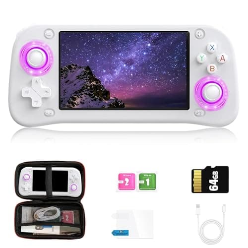 Image of XF43 Retro Handheld Game Console with Open Source Linux System - 4.3-Inch IPS Screen,Portable Mini Emulator with 64G TF Card 15000 Games,30 Emulators,Electronic Toys for Boys Girls Birthday Xmas Gift