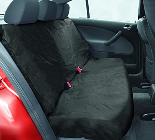 Image of Streetwize HDRBKSC Heavy Duty Rear Seat Cover Protector Single Black Waterproof