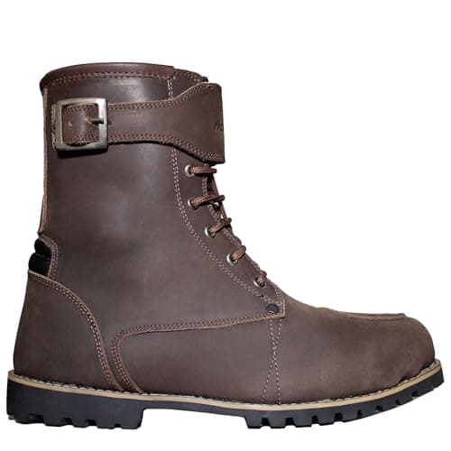 Image of RKsports RKone Blend 10052 Motorcycle Motorbike Waterproof Boots Brown (brown, UK Footwear Size System, Adult, Men, Numeric, Medium, 9)