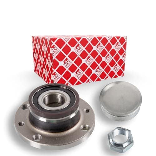 Image of Febi Wheel Bearing Kit with Rear Hub Left/Right Fits 500 500C A