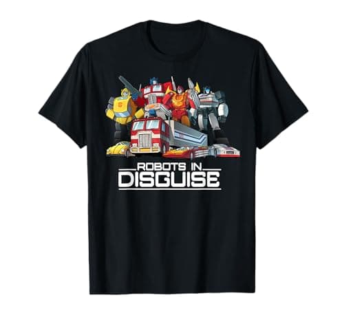 Image of Transformers Robots In Disguise Vintage Retro Autobots Group T-Shirt