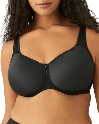 Image of Wacoal Women's Underwired Plain Bra - Black - 36C (80C EU)