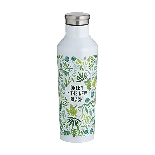 Image of Typhoon PURE Steel Water Bottle | Double Walled | Leak-Proof and Condensation-Free | Insulated Reusable Bottle with Wide Neck |Keeps Cold for 24 Hours,Hot for 12 Hours |Green is the New Black, 500 ml