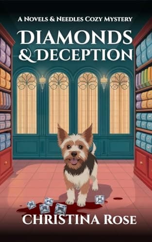 Image of Diamonds & Deception: A Novels & Needles Cozy Mystery (Novels and Needles Book 2)