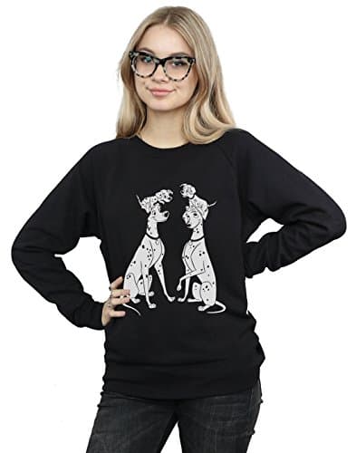 Image of Disney Women's 101 Dalmatians Family Sweatshirt Black XX-Large