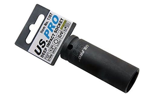 Image of US PRO Single 1/2" DR 21MM 6PT Deep Impact Socket 1367