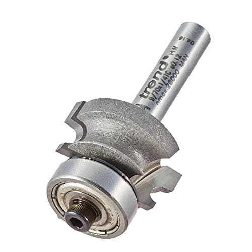 Image of Trend Professional Bearing Guided Corner Bead Router Cutter, 1/4 Inch Shank, 23mm Cut Diameter, 16mm Bearing Diameter, 2mm Radius, 9/70X1/4TC