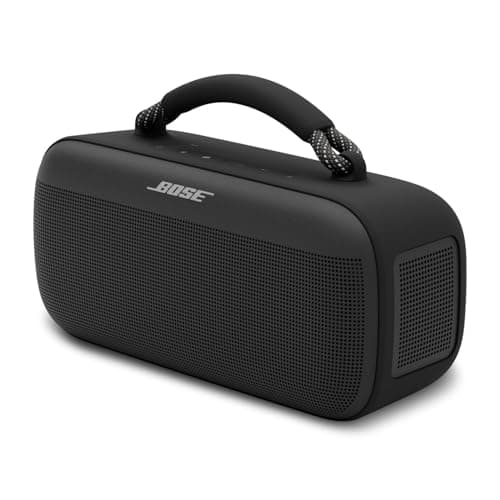 Image of Bose SoundLink Max Portable Speaker, Large Waterproof Bluetooth Portable Sound Speaker, Up to 20 Hours of Battery Life, USB-C, Built-In 3.5 mm AUX Input, Black