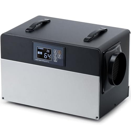 Image of Katenpo Commercial Dehumidifier for Basement: 90L/Day Building Dryer with Drain Hose Auto Defrost 500m³/h High Airflow for Industrial Construction Sites Water Damage Restoration Warehouse Wine Cellar