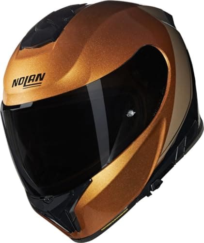 Image of Nolan N80-8 Verniciatura Speciale N-Com Helmet, black/ochre, S (56)