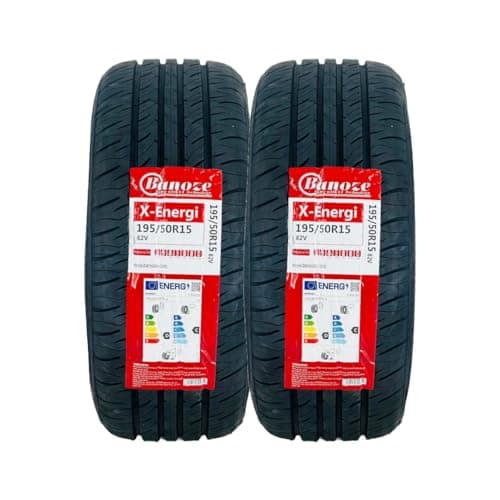 Image of 195/50 R15 BANOZE X-Energi 82V Car Tyre – Fuel-Efficient, Low Noise – Radial Tyre for Sedan & Hatchback – Durable Tread for Wet/Dry Grip - M+S | 195 50 15 (2)