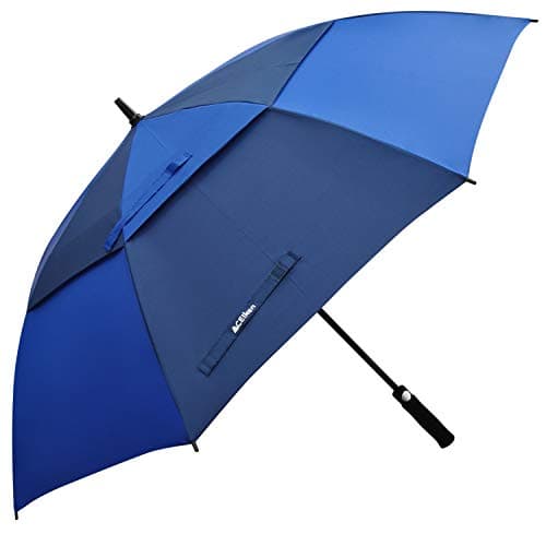 Image of ACEIken Golf Umbrella Windproof Large 62/68 Inch, Double Canopy Vented, Automatic Open, Extra Large Oversized,Sun Protection Ultra Rain & Wind Resistant Stick Umbrellas (Navy/Royal Blue, 68 inch)
