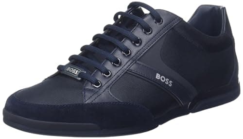 Image of BOSS Saturn Low Profile Low Top Sneaker men Sneaker, Dark Blue, 9 UK (43 EU)