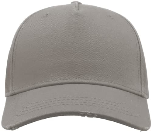 Image of COOZO Unisex Cargo Weathered Visor 5 Panel Cap - Grey - One Size