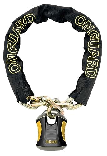 Image of Onguard Beast-8017 Keyed Chain Lock, Black, 11.0 x 1.2 cm