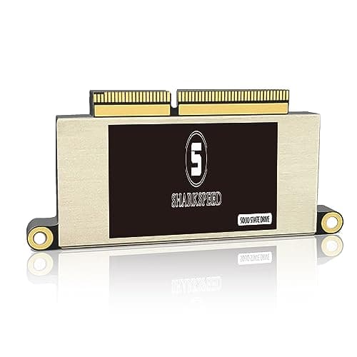 Image of S SHARKSPEED SSD 512GB NVMe M.2 PCIe Gen3.0x4 Upgrade for MacBook Pro Retina 13 Inch A1708 (2016-2017) EMC 3164/2978 Non-Touch Bar