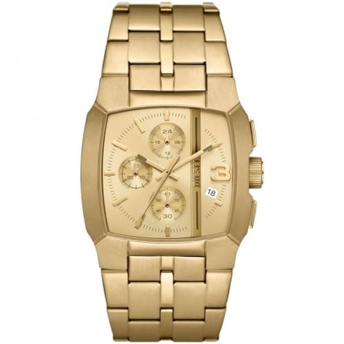 Image of Diesel Men's Cliffhanger Chronograph, Black Lacquer and Stainless Steel Watch, DZ4646