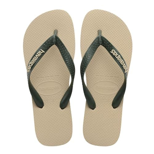 Image of Havaianas Top Logo Pop Up Unisex Adults FlipFlop Sand Grey 4.5/5 UK
