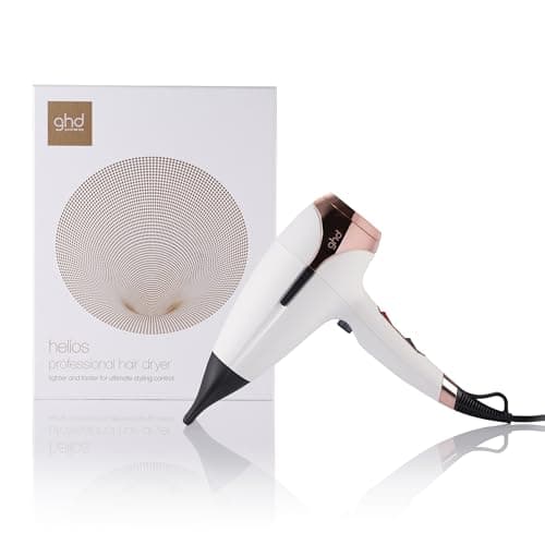 Image of ghd Helios Professional Hair Dryer in White - Lightweight, Fast Styling, Ultimate Styling Control - For All Hair Types (UK Plug)