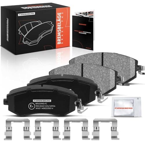 Image of Frankberg Brake Pad Set incl. 4x Pads Front Compatible with Forester SH GT 86 Coupe ZN6 XV GP Forester SJ Impreza Replace# 26296SC010,26296FJ020