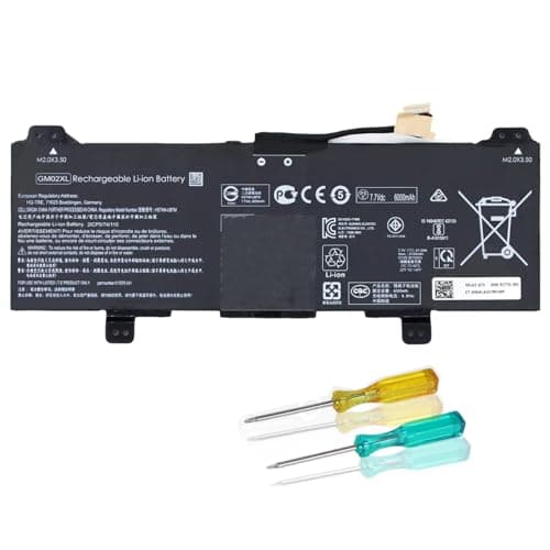 Image of BND GM02XL 917725-855 HSTNN-DB7X Laptop Battery Compatible with HP Chromebook X360 11 G1 G6 G7 EE Chromebook 14 G5 14-CA000NA Series Notebook 917679-271 HSTNN-UB7M 7.7V 47.3WH 6000mAh