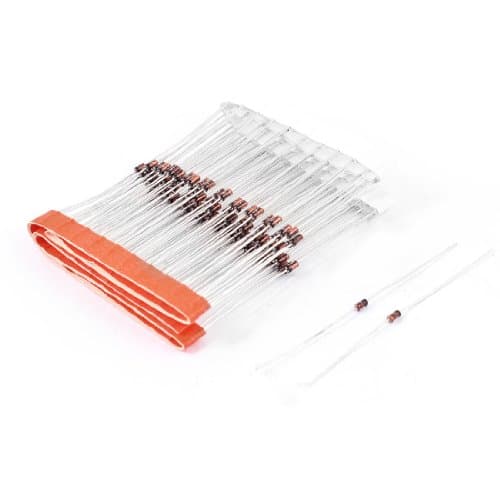 Image of Sourcingmap 75 V 1/2 W Axial Lead Signal Fast Switching Diode - Silver (100-Piece)
