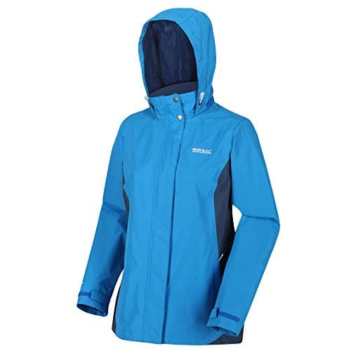 Image of Regatta Women's Technical Protective Daysha Waterproof Peach Skin Jacket with Button Collar Jackets Waterproof Shell