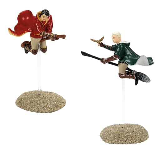 Image of Department 56 Harry Potter Village Accessories The Quidditch Seekers Figurine Set, 4.53 Inch, Multicolor