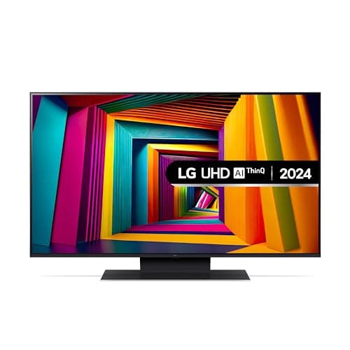 Image of LG 43UT91006LA 43-Inch 4K UHD Smart TV, α5 AI Processor Gen7, Freeview Play and Amazon Alexa, 60Hz, Ashed Blue [Model 2024]