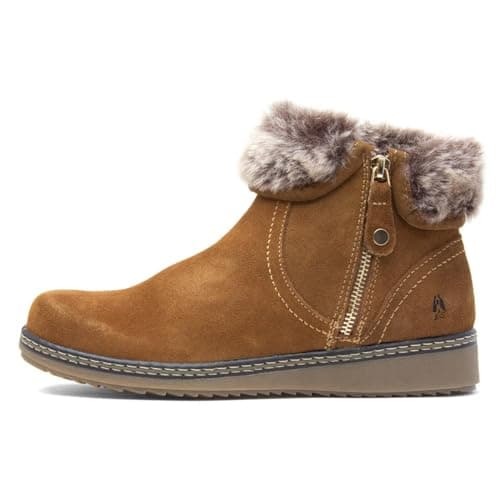 Image of Hush Puppies Women's Penny Ankle Boots, Brown Tan, 3 UK (36 EU)