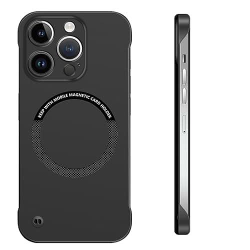 Image of Rfvzubemok Compatible with Vivo X60 Pro Case,Compatible with Vivo X60 Pro 5G V2046 Car Magnetic PC Phone Case Black