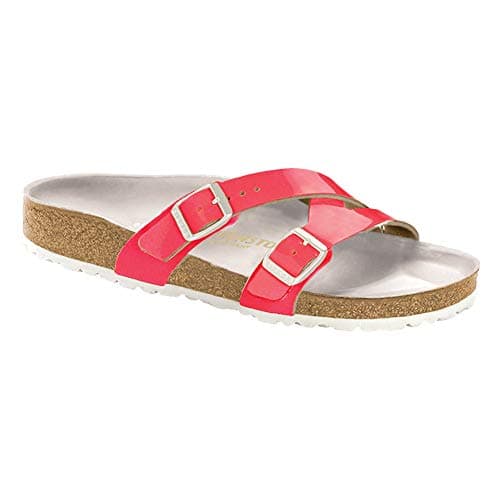 Image of Birkenstock Yao Balance Sandals, Pink Patent Bf, 8 UK 42 EU Narrow