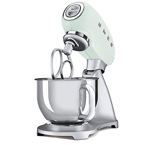 Image of Smeg SMF01PBUK 50's Retro Style Food Mixer - Pastel Green